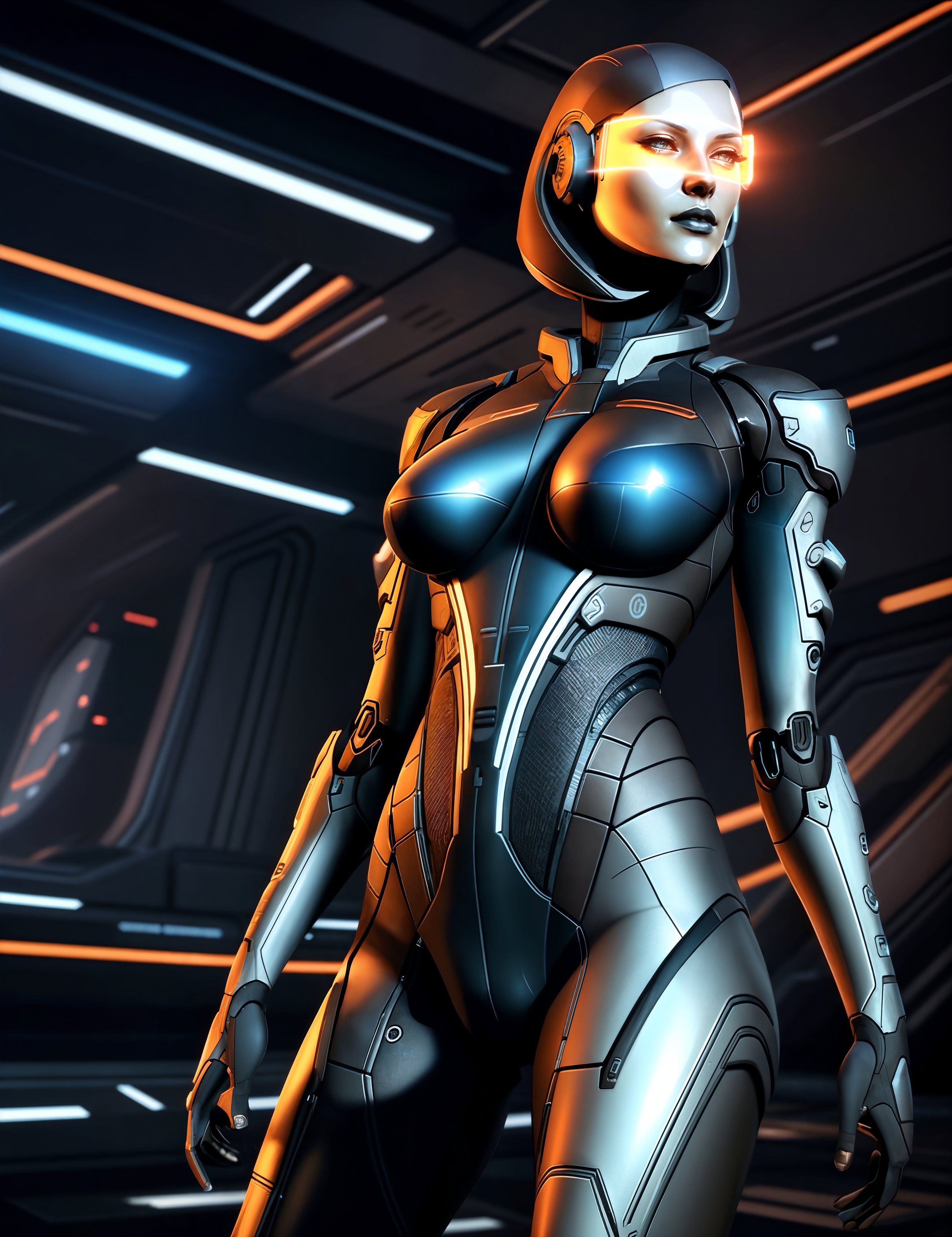 02207-2226321583-Edi, mass effect, a cyborg woman, biomechanical body, futuristic line glasses, extremely sexy, cinematic _lora_Edi_0.7_.jpg